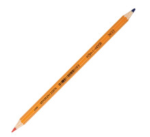 Карандаш двухцветный КРАСНО-СИНИЙ, KOH-I-NOOR, 1 шт., шестигранный, грифель 3,2 мм, натуральное дерево, 3433, 34330EG013KS