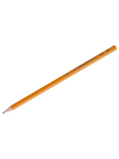 Карандаши чернографитные KOH-I-NOOR, НАБОР 6 шт..: 2B, B, HB (2 шт.), H, 2H, без резинки, заточенные, 1696/6, 1696006038BL