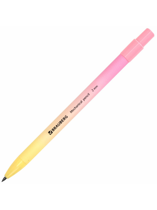 Карандаш механический цанговый 2 мм, BRAUBERG 