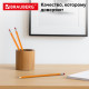 Карандаши чернографитные простые с ластиком HB, ВЫГОДНАЯ УПАКОВКА КОМПЛЕКТ 12 штук, BRAUBERG, 180635