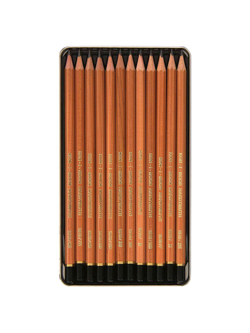Карандаши чернографитные KOH-I-NOOR, НАБОР 12 шт., 