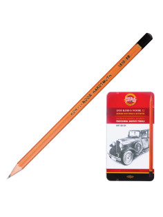 Карандаши чернографитные KOH-I-NOOR, НАБОР 12 шт., 
