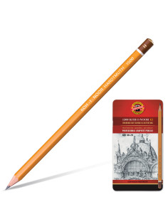 Карандаши чернографитные KOH-I-NOOR, НАБОР 12 шт., 