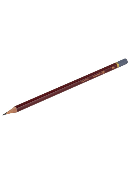 Карандаш чернографитный художественный 4B, 1 шт., BRAUBERG ART 