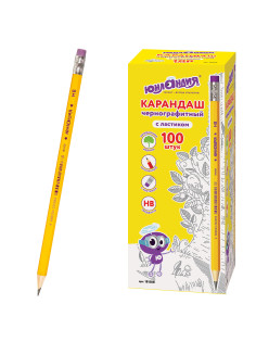 Карандаш чернографитный ЮНЛАНДИЯ, 1 шт., 