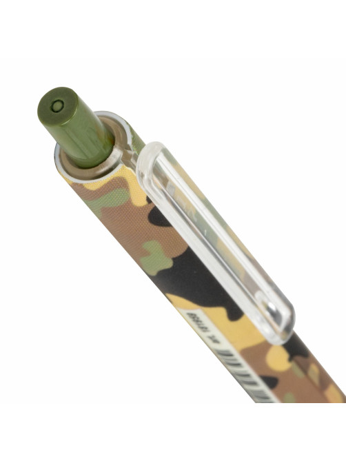 Карандаш механический 0,5 мм, BRAUBERG SOFT PRINT MILITARY, HB, корпус soft-touch ассорти, 181959