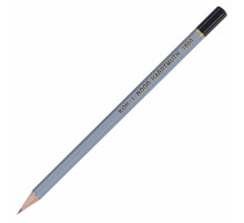 Карандаш чернографитный KOH-I-NOOR 1860, 1 шт., B, корпус серый, 186000B00104