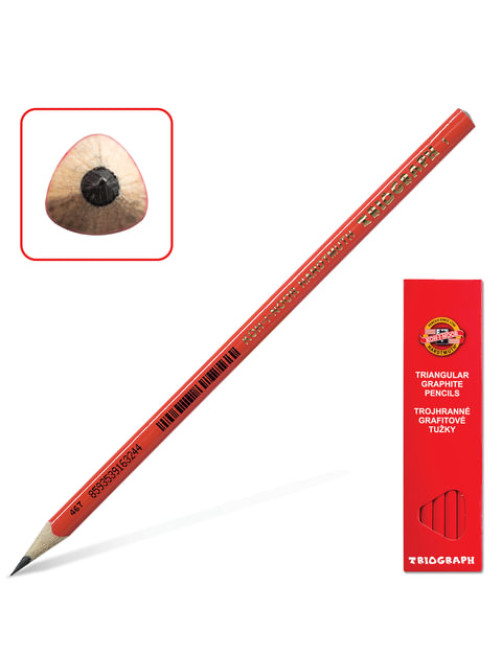 Карандаш чернографитный KOH-I-NOOR, 1 шт., 