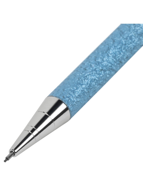 Карандаш механический 0,5 мм, HB, BRAUBERG OCEAN BLUE, металлический корпус, 181978