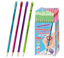 Карандаш чернографитный ЮНЛАНДИЯ, 1 шт., 
