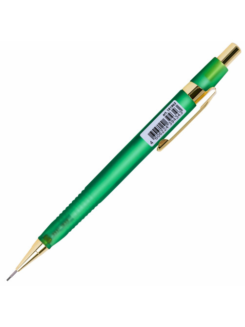 Карандаш механический 0,5 мм, HB, BRAUBERG EXTRA GOLD, ластик, корпус SOFT TOUCH, ассорти, 181963