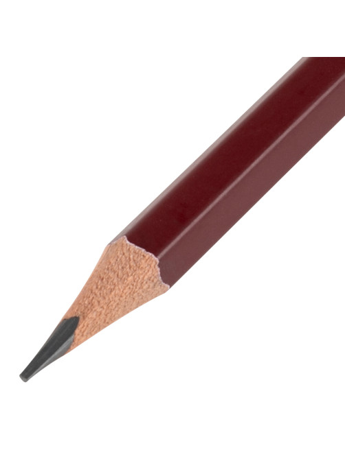 Карандаш чернографитный художественный 4B, 1 шт., BRAUBERG ART 