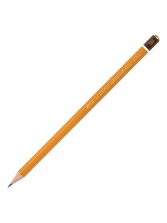 Карандаш чернографитный KOH-I-NOOR 1500, 1 шт., 2H, корпус желтый, заточенный, 150002H01170RU