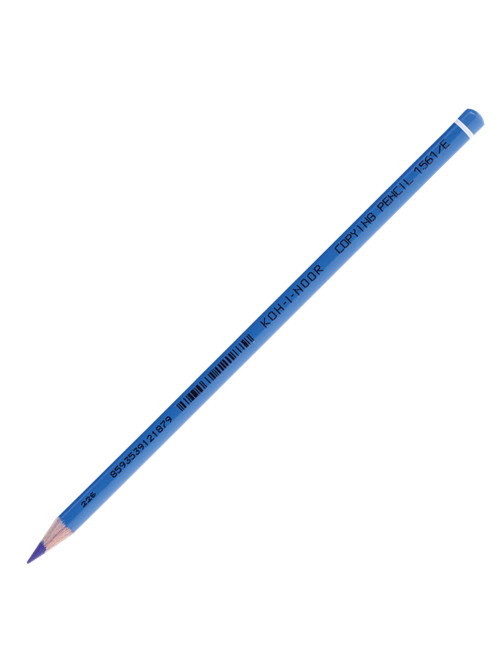 Карандаш химический KOH-I-NOOR, СИНИЙ, 1 шт., грифель 3 мм, длина 175 мм, 156100E004KS