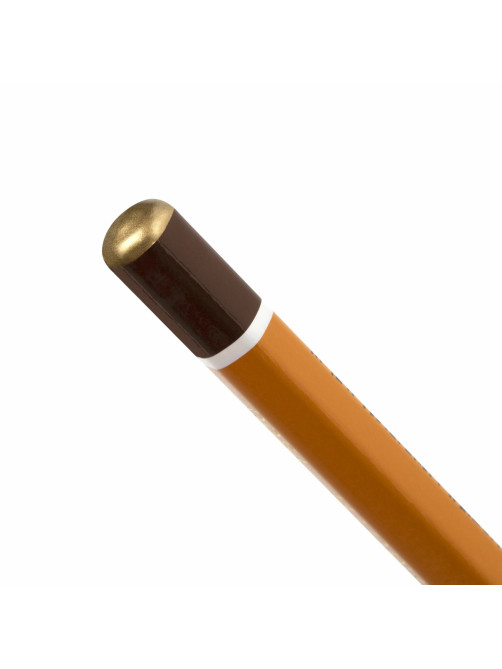 Карандаш чернографитный KOH-I-NOOR 1500, 1 шт., 8B, корпус желтый, заточенный, 150008B01170RU