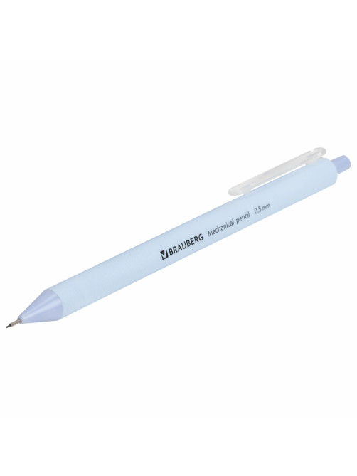 Карандаш механический 0,5 мм, BRAUBERG SOFT PASTEL, корпус soft-touch ассорти, 181957