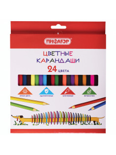 Карандаши цветные ПИФАГОР 