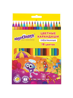 Карандаши цветные ЮНЛАНДИЯ 