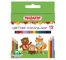Карандаши цветные ПИФАГОР 