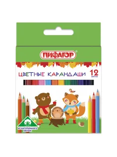 Карандаши цветные ПИФАГОР 