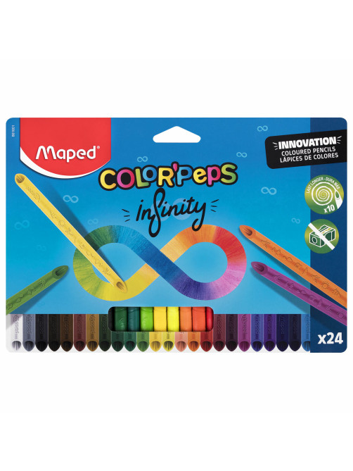 Карандаши цветные монолитные MAPED 