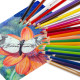 Карандаши цветные акварельные BRAUBERG PREMIUM AQUARELLE, 24 цвета, трехгранные, утолщенный грифель 4 мм, натуральное дерево, 181673