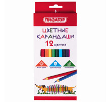 Карандаши цветные ПИФАГОР 