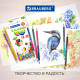 Карандаши цветные двусторонние BRAUBERG PREMIUM TWIN COLOUR, 24 штуки, 48 цветов, шестигранные, грифель 3,3 мм, натуральное дерево, 181875