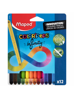Карандаши цветные монолитные MAPED 