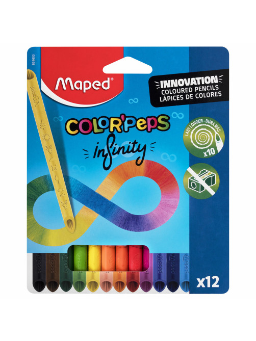 Карандаши цветные монолитные MAPED 