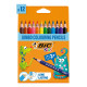 Карандаши цветные утолщенные BIC 