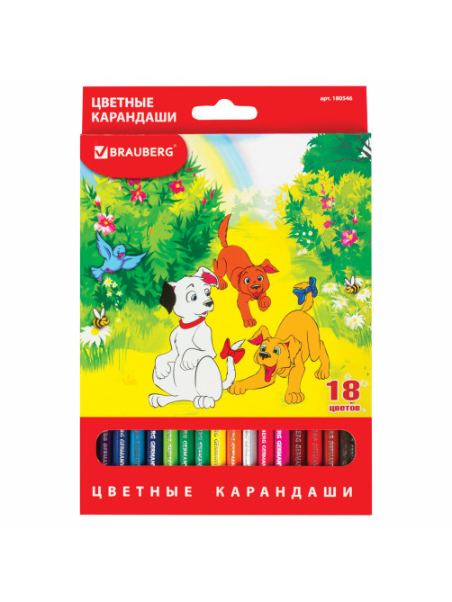 Карандаши цветные BRAUBERG 