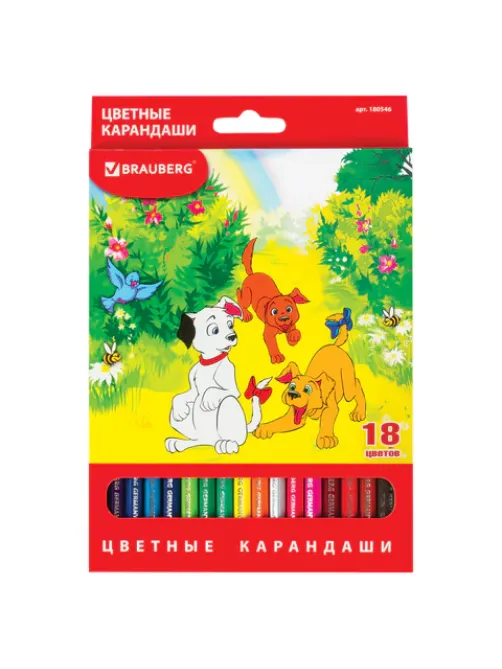 Карандаши цветные BRAUBERG 