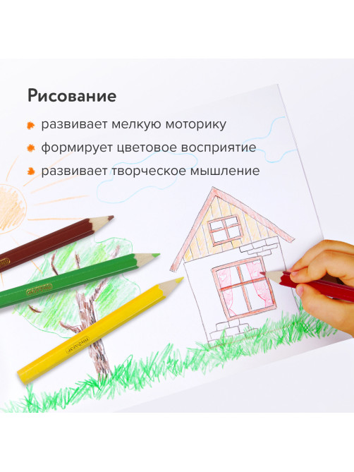 Карандаши цветные ПИФАГОР 