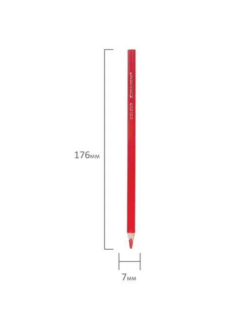 Карандаши цветные BRAUBERG PREMIUM 12 цветов + 1 чернографитный карандаш, трехгранные, грифель 3 мм, 181936