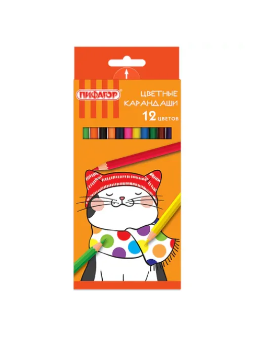 Карандаши цветные ПИФАГОР 