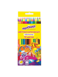 Карандаши цветные ЮНЛАНДИЯ 