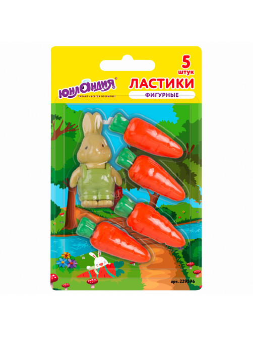 Набор ластиков фигурных ЮНЛАНДИЯ 