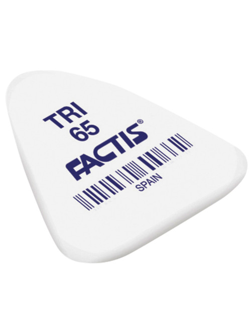 Ластик FACTIS TRI 65 (Испания), 36х33х6 мм, ассорти, треугольный, PNFTRI65