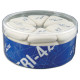 Ластик FACTIS TRI 42 (Испания), 45х35х8 мм, белый, треугольный, PMFTRI42
