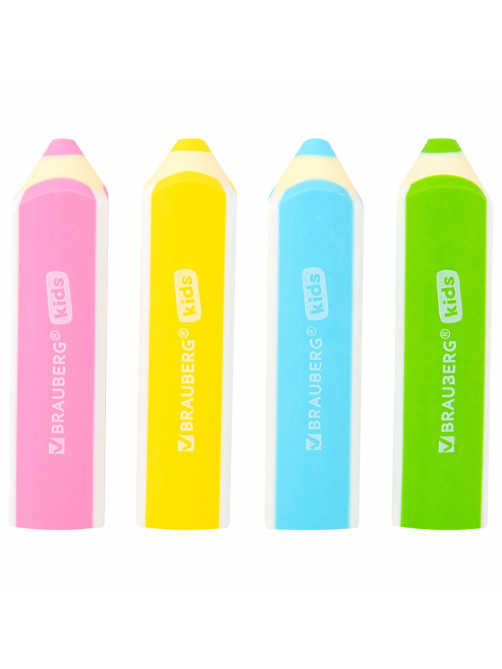 Ластики фигурные BRAUBERG KIDS 