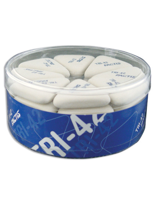Ластик FACTIS TRI 42 (Испания), 45х35х8 мм, белый, треугольный, PMFTRI42