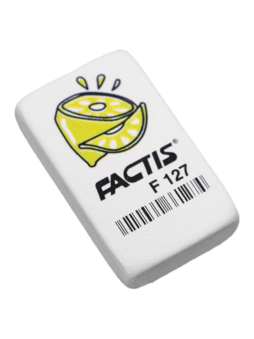 Ластик FACTIS F 127 (Испания), 40х24х10 мм, ассорти, прямоугольный, мягкий, CNFF127