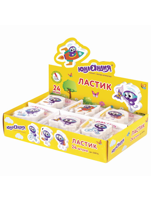 Ластик фигурный ЮНЛАНДИЯ 