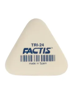 Ластик FACTIS (Испания) TRI 24, 51х46х12 мм, белый, треугольный, мягкий, PMFTRI24