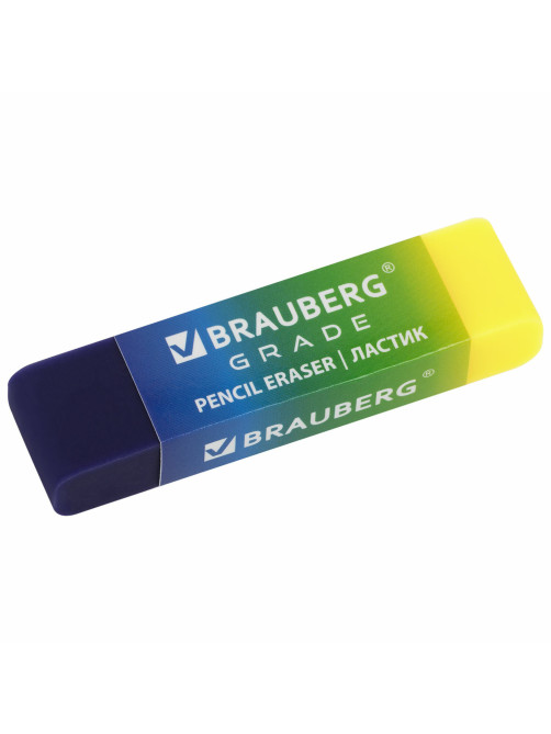 Ластики BRAUBERG GRADE НАБОР 4 штуки, размер ластика 60х15х10 мм, упаковка блистер, 271344