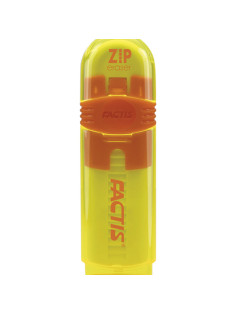 Ластик выдвижной FACTIS ZIP (Испания), 80x10x10 мм, белый, пластиковый корпус ассорти, PTF1030