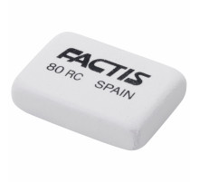 Ластик FACTIS 80 RC (Испания), 28х20х7 мм, белый, прямоугольный, CNF80RC
