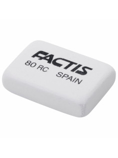 Ластик FACTIS 80 RC (Испания), 28х20х7 мм, белый, прямоугольный, CNF80RC