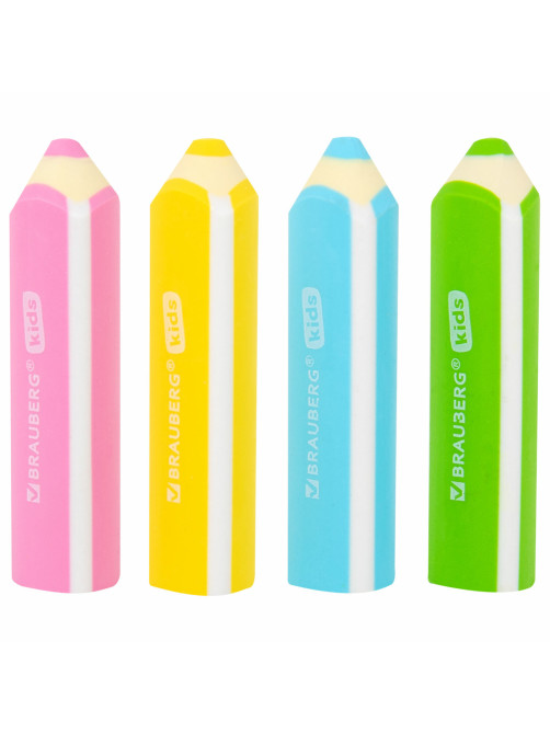 Ластики фигурные BRAUBERG KIDS 